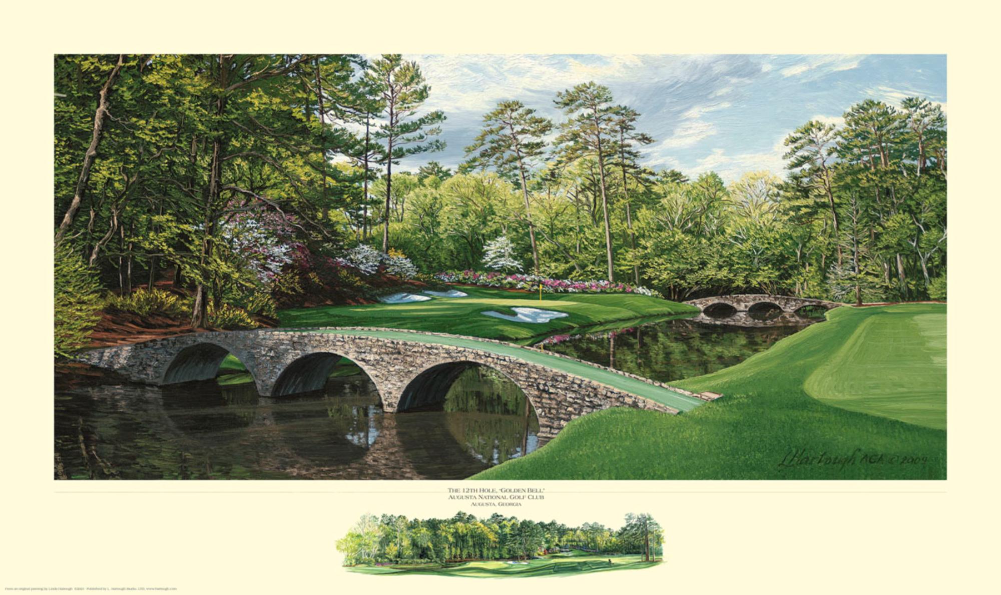 #12 Golden Bell Augusta National Golf Club, 2009