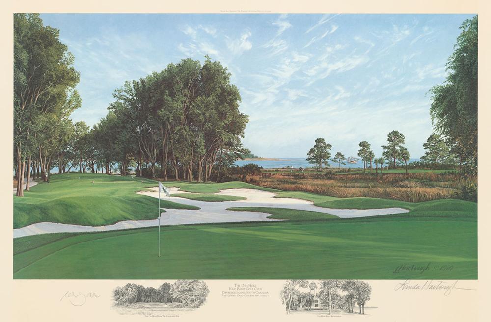 #15 Haig Point Golf Club, Cosigned by Rees Jones