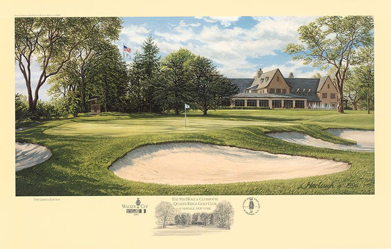 #9 and Clubhouse Quaker Ridge Golf Club